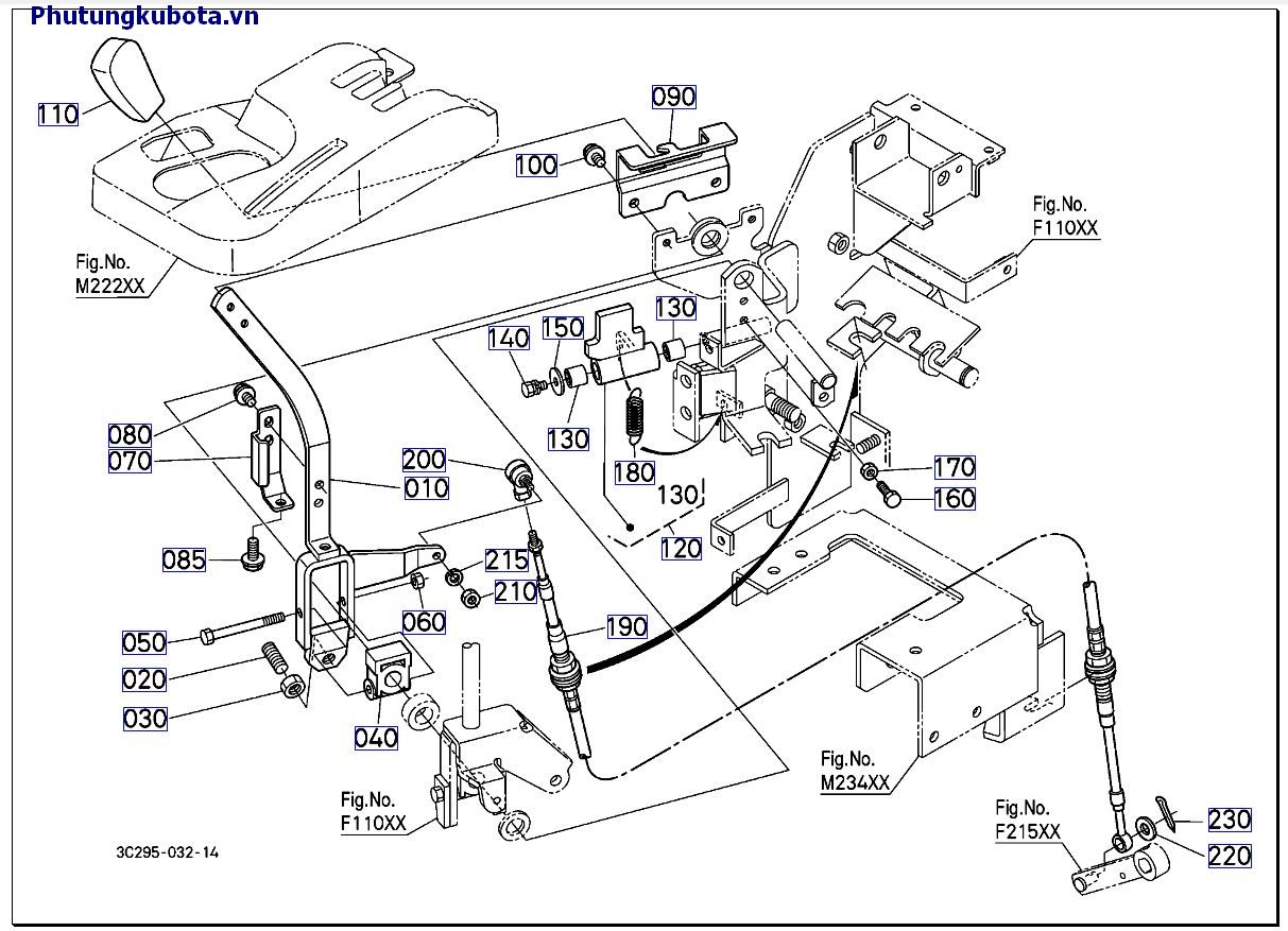 Cần hãm trục mới 10001-49999